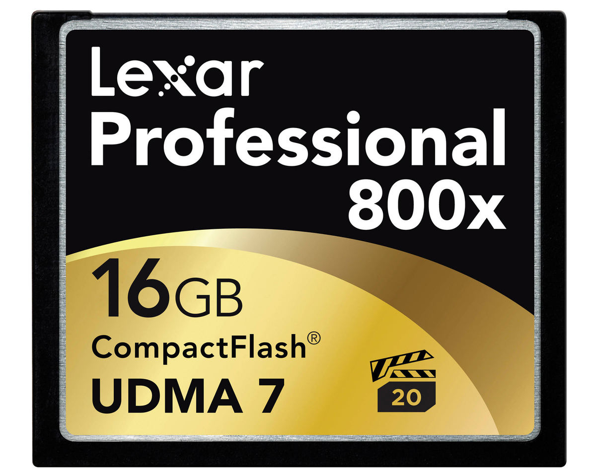 Lexar Professional CF 16 GB 800x (120 MB/s) : Caratteristiche e Opinioni |  JuzaPhoto