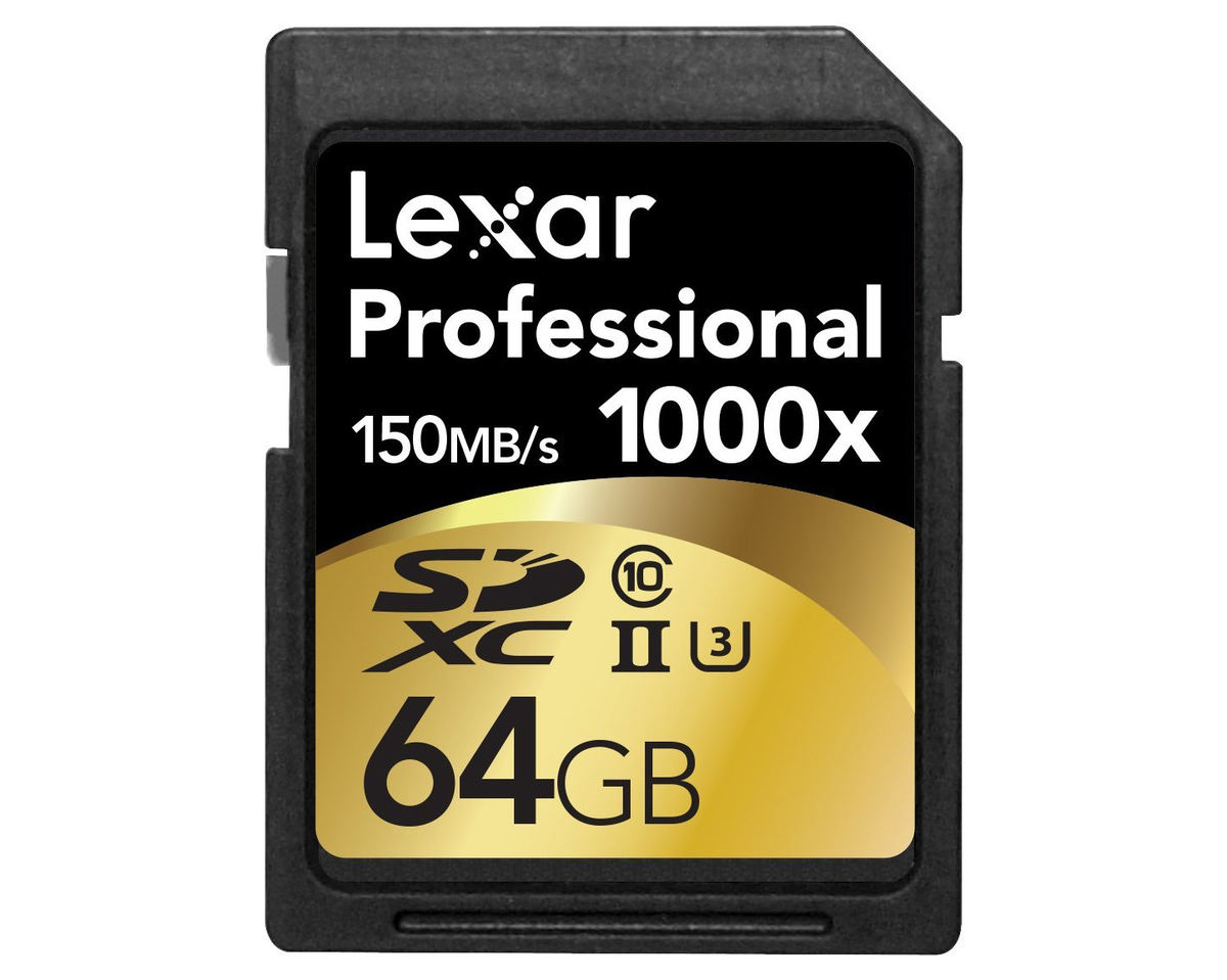 Lexar SDXC 64 GB 1000x (150MB/s) : Caratteristiche e Opinioni | JuzaPhoto