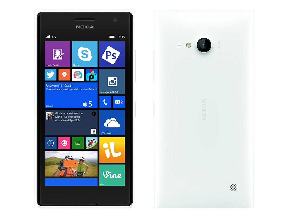 Nokia Lumia 735 : Specifications and Opinions | JuzaPhoto