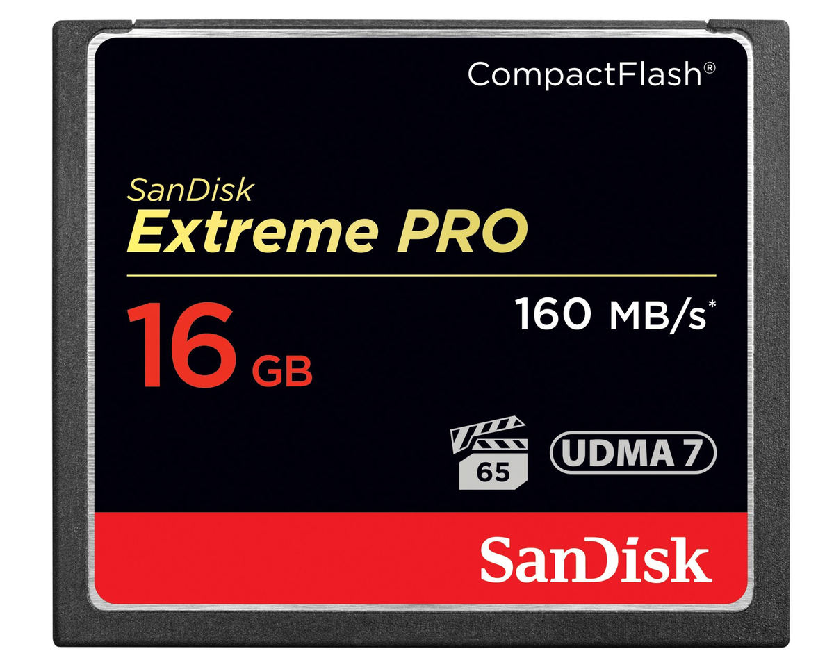 Sandisk Extreme Pro CF 16 GB (160 MB/s) : Caratteristiche e Opinioni |  JuzaPhoto
