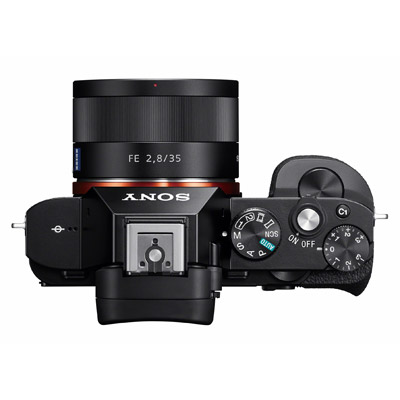 Sony A7, top