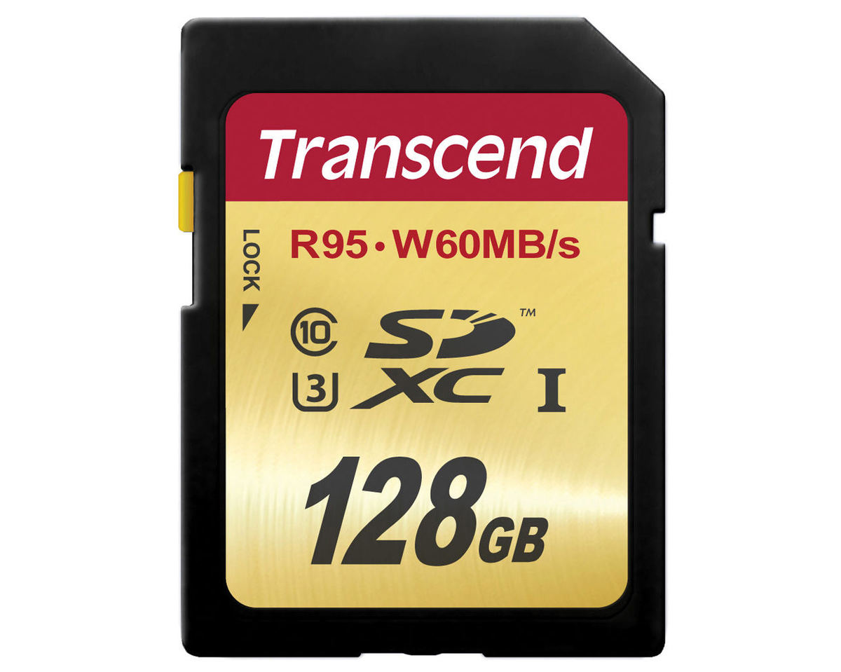 Transcend SDXC 128 GB (R95, W60MB/s) : Caratteristiche e Opinioni |  JuzaPhoto